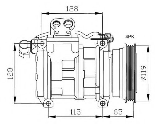 NRF 32122G Компрессор, кондиционер для BMW 3 (Бмв 3) NRF 32122G Компрессор, кондиционер для BMW 3 (Бмв 3)