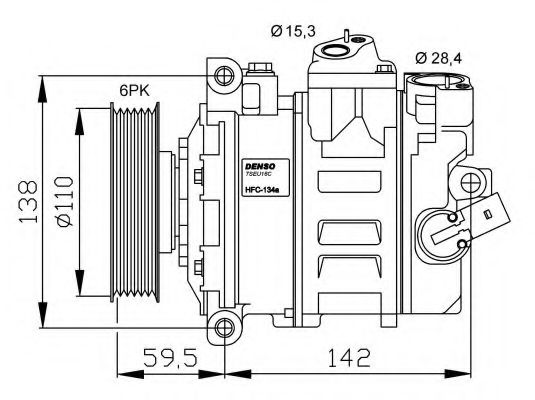 NRF 32146G Компрессор, кондиционер для VOLKSWAGEN JETTA I (Фольксваген Жэтта и) NRF 32146G Компрессор, кондиционер для VOLKSWAGEN JETTA I (Фольксваген Жэтта и)