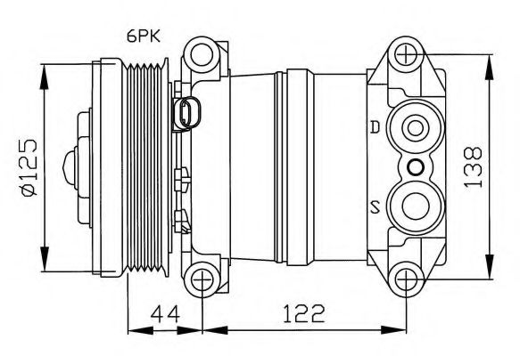 NRF 32202G Компрессор, кондиционер для CHEVROLET TAHOE (Шевроле Тахоэ) NRF 32202G Компрессор, кондиционер для CHEVROLET TAHOE (Шевроле Тахоэ)