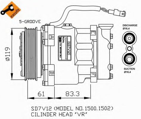 NRF 32219G Компрессор, кондиционер для CITROËN XSARA (CитроËн Ксара) NRF 32219G Компрессор, кондиционер для CITROËN XSARA (CитроËн Ксара)