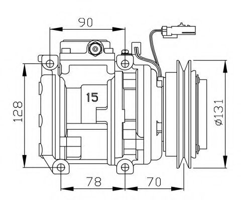 NRF 32452G Компрессор, кондиционер для KIA (Киа) NRF 32452G Компрессор, кондиционер для KIA (Киа)