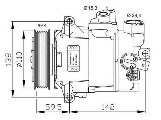NRF 32500G Компрессор, кондиционер для VOLKSWAGEN JETTA I (Фольксваген Жэтта и) NRF 32500G Компрессор, кондиционер для VOLKSWAGEN JETTA I (Фольксваген Жэтта и)