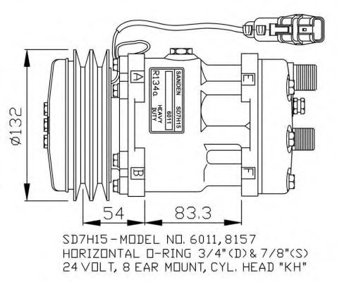 NRF 32708G Компрессор, кондиционер для MAN E 2000 (Ман Э 2000) NRF 32708G Компрессор, кондиционер для MAN E 2000 (Ман Э 2000)