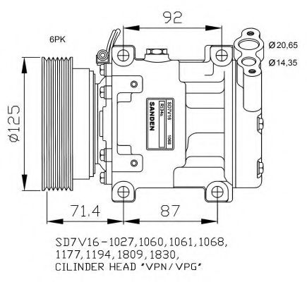 NRF 32742G Компрессор, кондиционер для DACIA SANDERO (Дача Сандэро) NRF 32742G Компрессор, кондиционер для DACIA SANDERO (Дача Сандэро)
