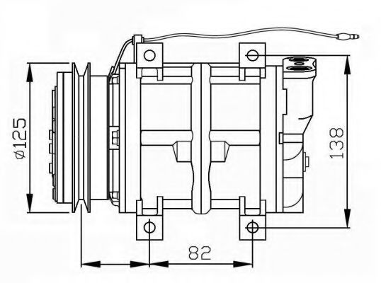 NRF 32745G Компрессор, кондиционер для MITSUBISHI COLT/RODEO (Митсубиши/митсубиси Cолт/родэо) NRF 32745G Компрессор, кондиционер для MITSUBISHI COLT/RODEO (Митсубиши/митсубиси Cолт/родэо)