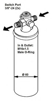 NRF 33024 Осушитель, кондиционер для HONDA ACCORD V (Хонда Аккорд 5) NRF 33024 Осушитель, кондиционер для HONDA ACCORD V (Хонда Аккорд 5)
