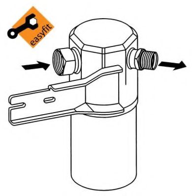 NRF 33132 Осушитель, кондиционер для AUDI A8 (Ауди А8) NRF 33132 Осушитель, кондиционер для AUDI A8 (Ауди А8)