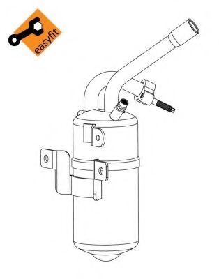 NRF 33358 Осушитель, кондиционер для FORD TRANSIT CONNECT (Форд Трансит cоннэcт)