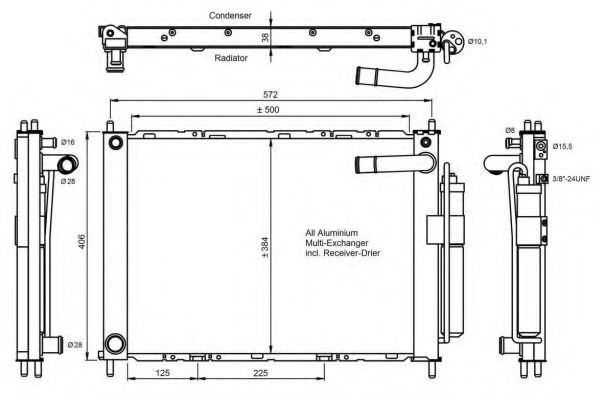 NRF 350055 Конденсатор, кондиционер для NISSAN MARCH III (Ниссан Марч 3) NRF 350055 Конденсатор, кондиционер для NISSAN MARCH III (Ниссан Марч 3)