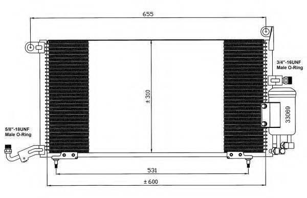 NRF 35035 Конденсатор, кондиционер для SEAT TOLEDO (Сеат Толэдо) NRF 35035 Конденсатор, кондиционер для SEAT TOLEDO (Сеат Толэдо)