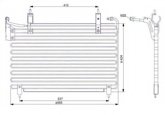 NRF 35071 Конденсатор, кондиционер для JAGUAR VANDEN PLAS (Ягуар Vандэн плас) NRF 35071 Конденсатор, кондиционер для JAGUAR VANDEN PLAS (Ягуар Vандэн плас)