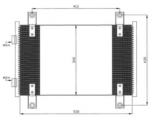 NRF 35501 Конденсатор, кондиционер для CITROëN (Cитроëн) NRF 35501 Конденсатор, кондиционер для CITROëN (Cитроëн)