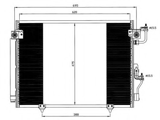 NRF 35619 Конденсатор, кондиционер для MITSUBISHI PAJERO/SHOGUN (Митсубиши/митсубиси Пажэро/шогун) NRF 35619 Конденсатор, кондиционер для MITSUBISHI PAJERO/SHOGUN (Митсубиши/митсубиси Пажэро/шогун)