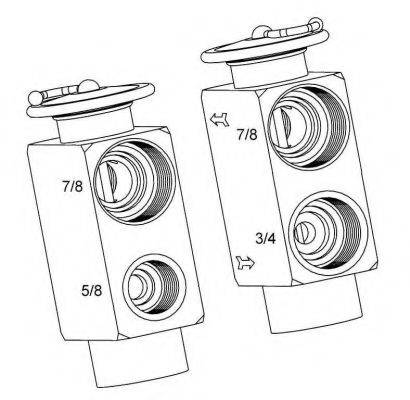 NRF 38394 Расширительный клапан, кондиционер для BMW (Бмв) NRF 38394 Расширительный клапан, кондиционер для BMW (Бмв)
