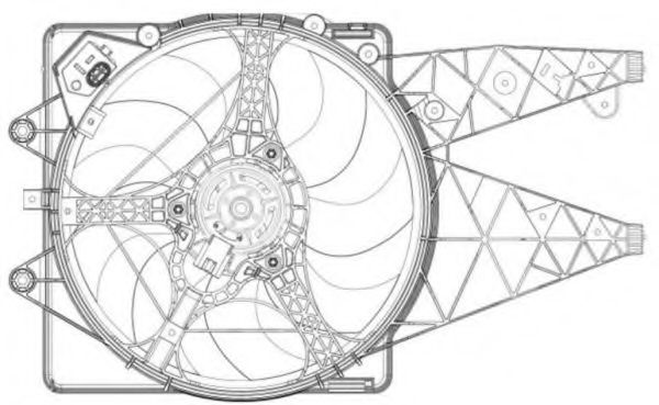 NRF 47203 Вентилятор, охлаждение двигателя для FIAT PUNTO EVO (Фиат Пунто эво) NRF 47203 Вентилятор, охлаждение двигателя для FIAT PUNTO EVO (Фиат Пунто эво)