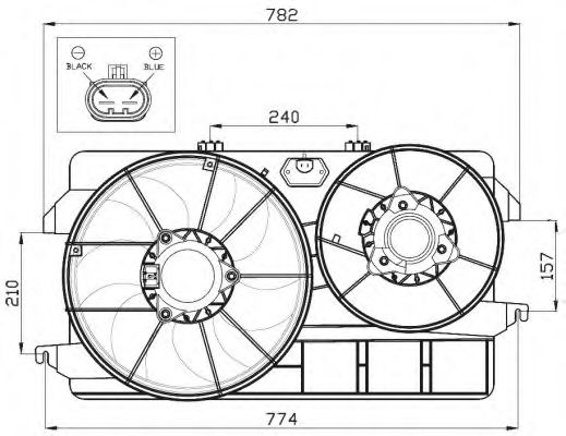 NRF 47452 Вентилятор, охлаждение двигателя для FORD TRANSIT CONNECT (Форд Трансит cоннэcт) NRF 47452 Вентилятор, охлаждение двигателя для FORD TRANSIT CONNECT (Форд Трансит cоннэcт)