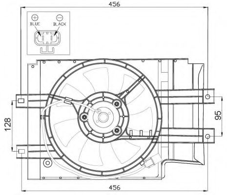 NRF 47472 Вентилятор, охлаждение двигателя для NISSAN (Ниссан) NRF 47472 Вентилятор, охлаждение двигателя для NISSAN (Ниссан)