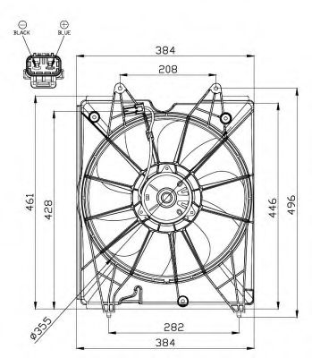 NRF 47563 Вентилятор, охлаждение двигателя для HONDA ODYSSEY (Хонда Одъссэъ) NRF 47563 Вентилятор, охлаждение двигателя для HONDA ODYSSEY (Хонда Одъссэъ)