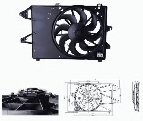 NRF 47679 Вентилятор, охлаждение двигателя для FORD MONDEO (Форд Мондэо) NRF 47679 Вентилятор, охлаждение двигателя для FORD MONDEO (Форд Мондэо)