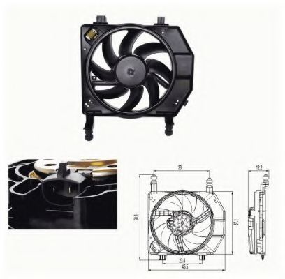NRF 47681 Вентилятор, охлаждение двигателя для FORD FIESTA (Форд Фиэста) NRF 47681 Вентилятор, охлаждение двигателя для FORD FIESTA (Форд Фиэста)