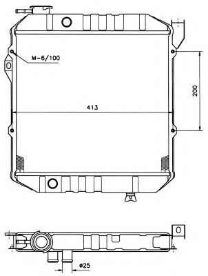 NRF 503161 Радиатор, охлаждение двигателя для DAIHATSU CHARADE II (Дайхатсу Чарадэ 2) NRF 503161 Радиатор, охлаждение двигателя для DAIHATSU CHARADE II (Дайхатсу Чарадэ 2)