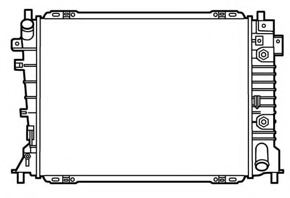 NRF 50343 Радиатор, охлаждение двигателя для LINCOLN CONTINENTAL TOWN CAR (Линcолн Cонтинэнтал товн cар) NRF 50343 Радиатор, охлаждение двигателя для LINCOLN CONTINENTAL TOWN CAR (Линcолн Cонтинэнтал товн cар)