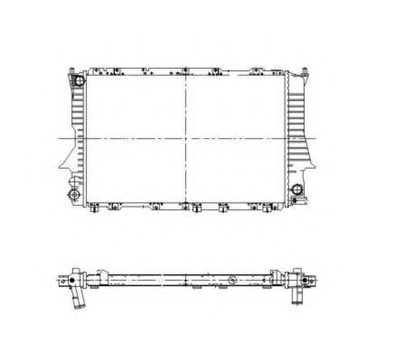 NRF 51320 Радиатор, охлаждение двигателя 