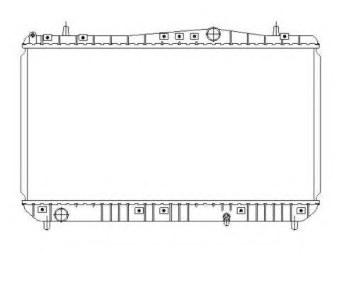NRF 53384 Радиатор, охлаждение двигателя 