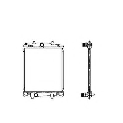 NRF 53460 Радиатор, охлаждение двигателя 