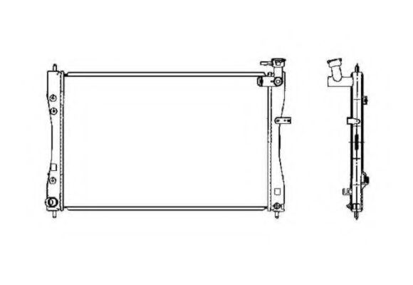 NRF 53462 Радиатор, охлаждение двигателя 