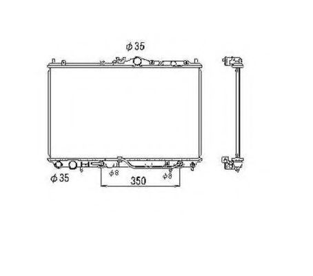 NRF 53469 Радиатор, охлаждение двигателя 