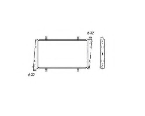 NRF 53483 Радиатор, охлаждение двигателя 