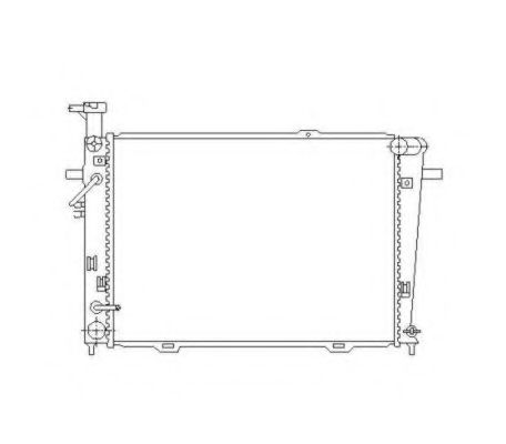 NRF 53496 Радиатор, охлаждение двигателя 