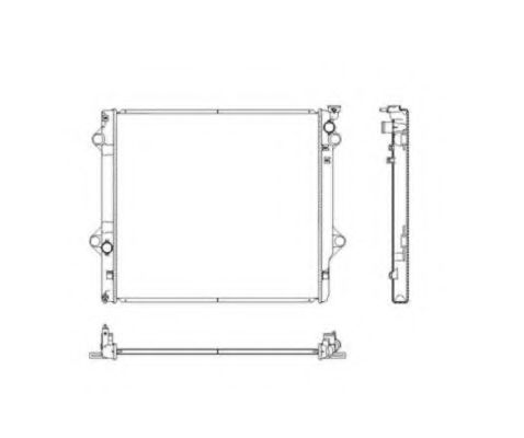 NRF 53542 Радиатор, охлаждение двигателя 