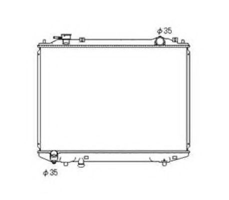 NRF 53567 Радиатор, охлаждение двигателя 