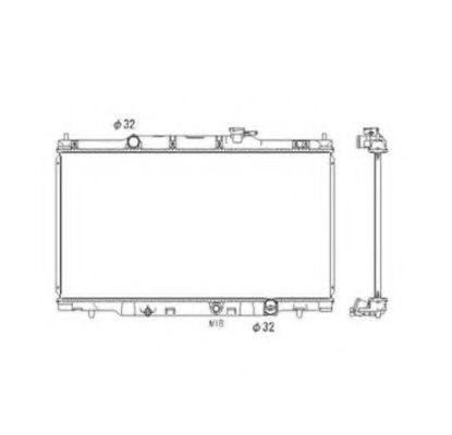 NRF 53573 Радиатор, охлаждение двигателя 