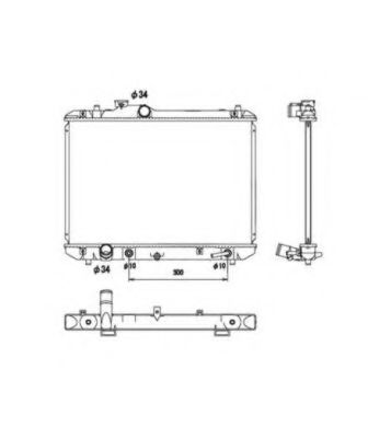 NRF 53578 Радиатор, охлаждение двигателя 