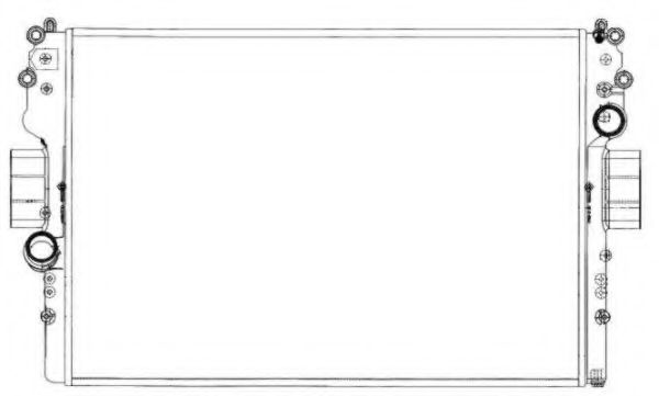 NRF 53614 Радиатор, охлаждение двигателя 