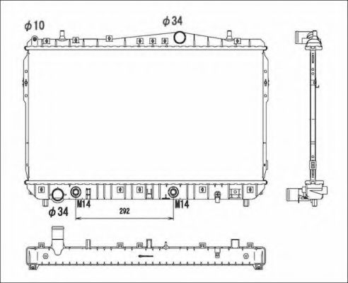 NRF 53732 Радиатор, охлаждение двигателя для CHEVROLET LACETTI (Шевроле Лачетти) NRF 53732 Радиатор, охлаждение двигателя для CHEVROLET LACETTI (Шевроле Лачетти)