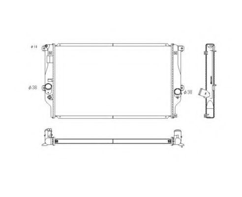 NRF 53769 Радиатор, охлаждение двигателя 