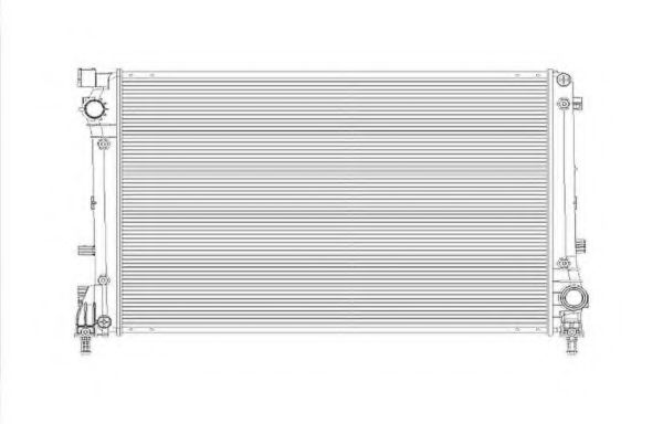 NRF 53835 Радиатор, охлаждение двигателя 