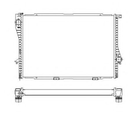 NRF 55322 Радиатор, охлаждение двигателя для BMW Z8 (Бмв З8) NRF 55322 Радиатор, охлаждение двигателя для BMW Z8 (Бмв З8)