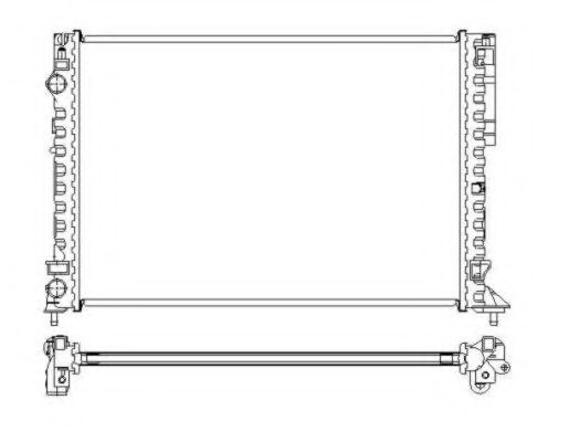 NRF 58242 Радиатор, охлаждение двигателя для RENAULT LAGUNA II (Рено Лагуна 2) NRF 58242 Радиатор, охлаждение двигателя для RENAULT LAGUNA II (Рено Лагуна 2)