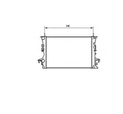 NRF 58318 Радиатор, охлаждение двигателя для RENAULT LAGUNA II (Рено Лагуна 2) NRF 58318 Радиатор, охлаждение двигателя для RENAULT LAGUNA II (Рено Лагуна 2)