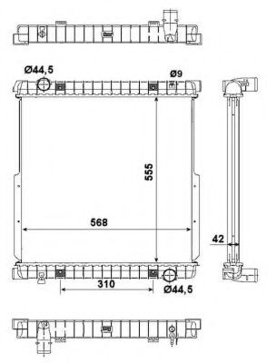 NRF 58377 Радиатор, охлаждение двигателя для IVECO (Ивеко) NRF 58377 Радиатор, охлаждение двигателя для IVECO (Ивеко)