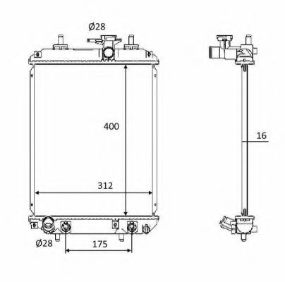 NRF 58538 Радиатор, охлаждение двигателя для SUBARU JUSTY IV (Субару Жустъ иv) NRF 58538 Радиатор, охлаждение двигателя для SUBARU JUSTY IV (Субару Жустъ иv)