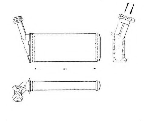 NRF 58615 Теплообменник, отопление салона для CITROëN (Cитроëн) NRF 58615 Теплообменник, отопление салона для CITROëN (Cитроëн)