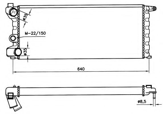 NRF 58742 Радиатор, охлаждение двигателя для LANCIA (Лансиа/лянча) NRF 58742 Радиатор, охлаждение двигателя для LANCIA (Лансиа/лянча)