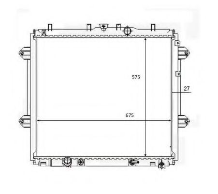 NRF 59080 Радиатор, охлаждение двигателя для TOYOTA LAND CRUISER PRADO (Тойота/тоета Ленд крузер прадо) NRF 59080 Радиатор, охлаждение двигателя для TOYOTA LAND CRUISER PRADO (Тойота/тоета Ленд крузер прадо)