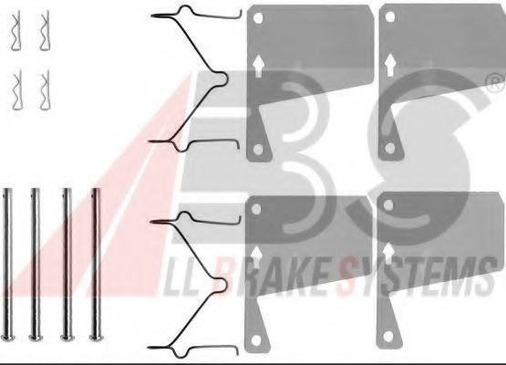 A.B.S. 0960Q Комплектующие, колодки дискового тормоза для FORD GRANADA (Форд Гранада) A.B.S. 0960Q Комплектующие, колодки дискового тормоза для FORD GRANADA (Форд Гранада)